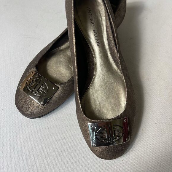 Antonio Melani  copper metallic women’s flats SZ8M - Picture 4 of 9